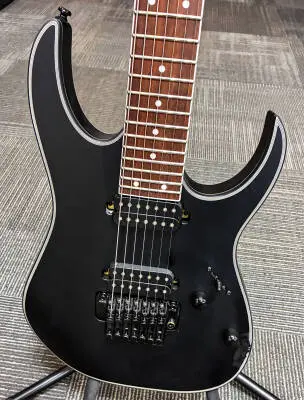 Ibanez - RG7320EX 7-String Electric Guitar - Black Flat 2